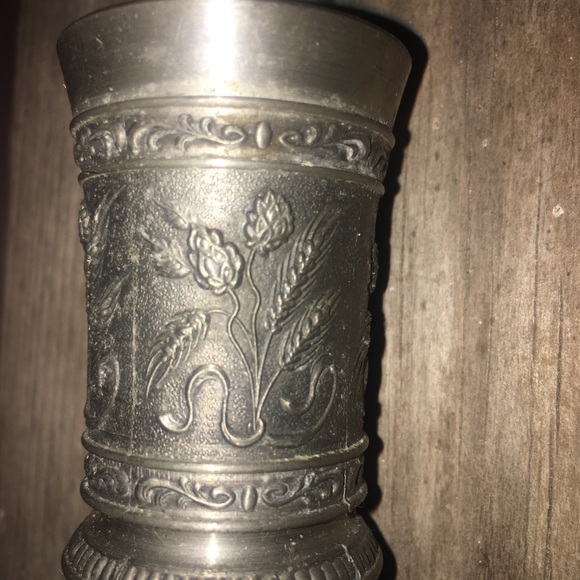 SKS Zinn German pewter shot glasses - Picture 8 of 8